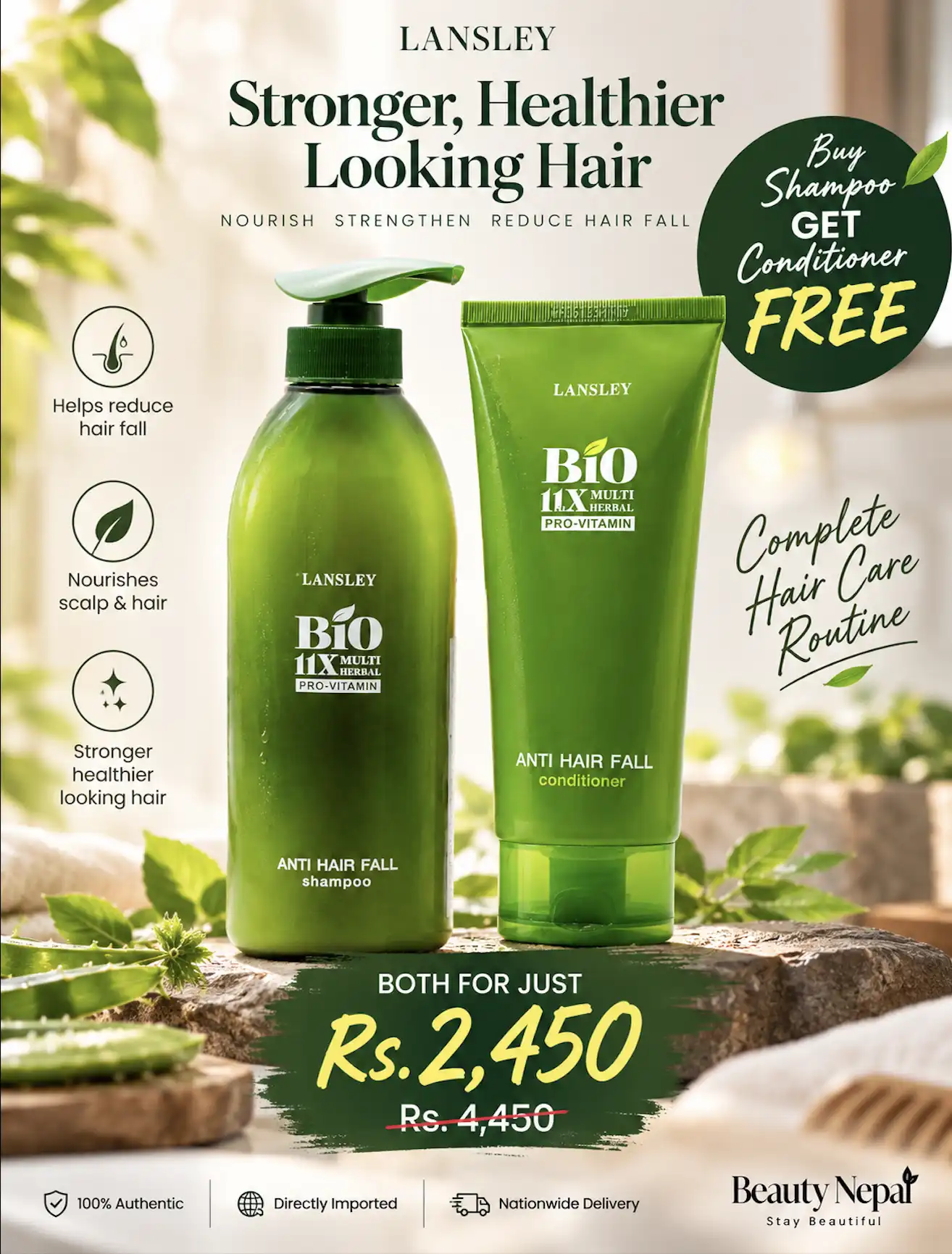 Lansley Shampoo & Get Conditioner FREE