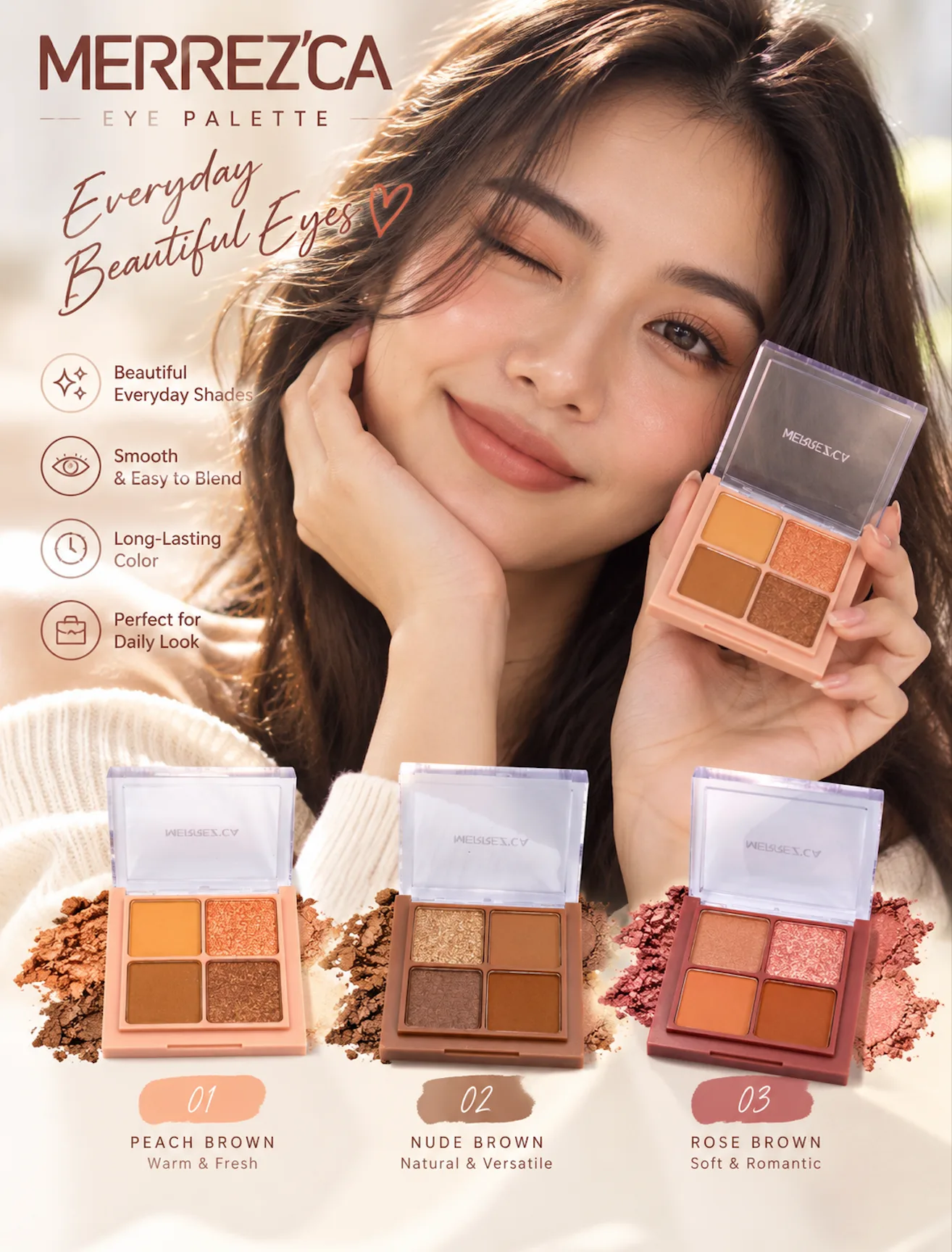 Eyeshadow Palette –  Merrez’Ca