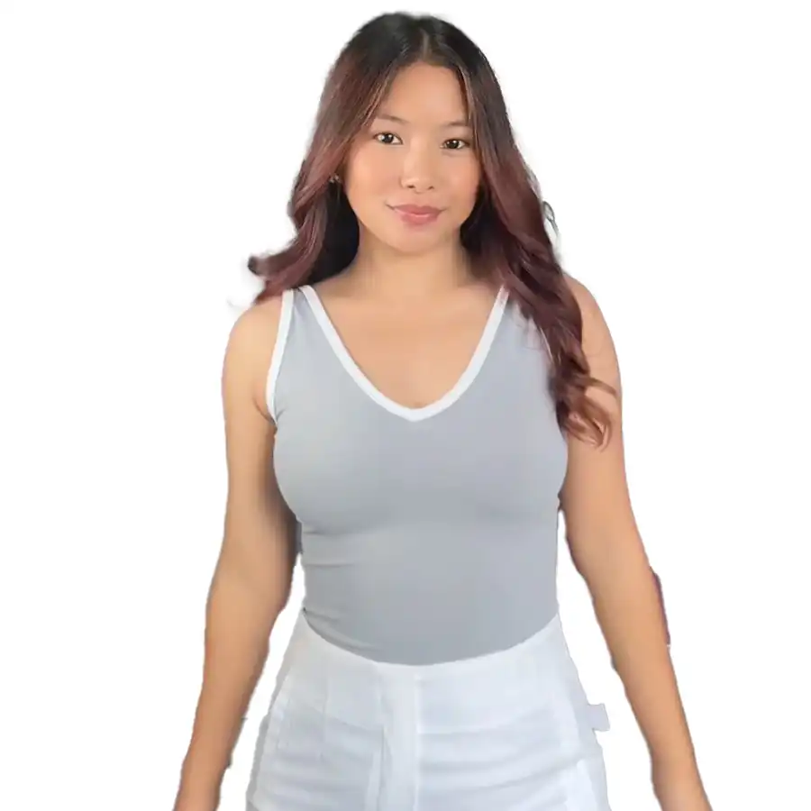 Product image of V contrast Top