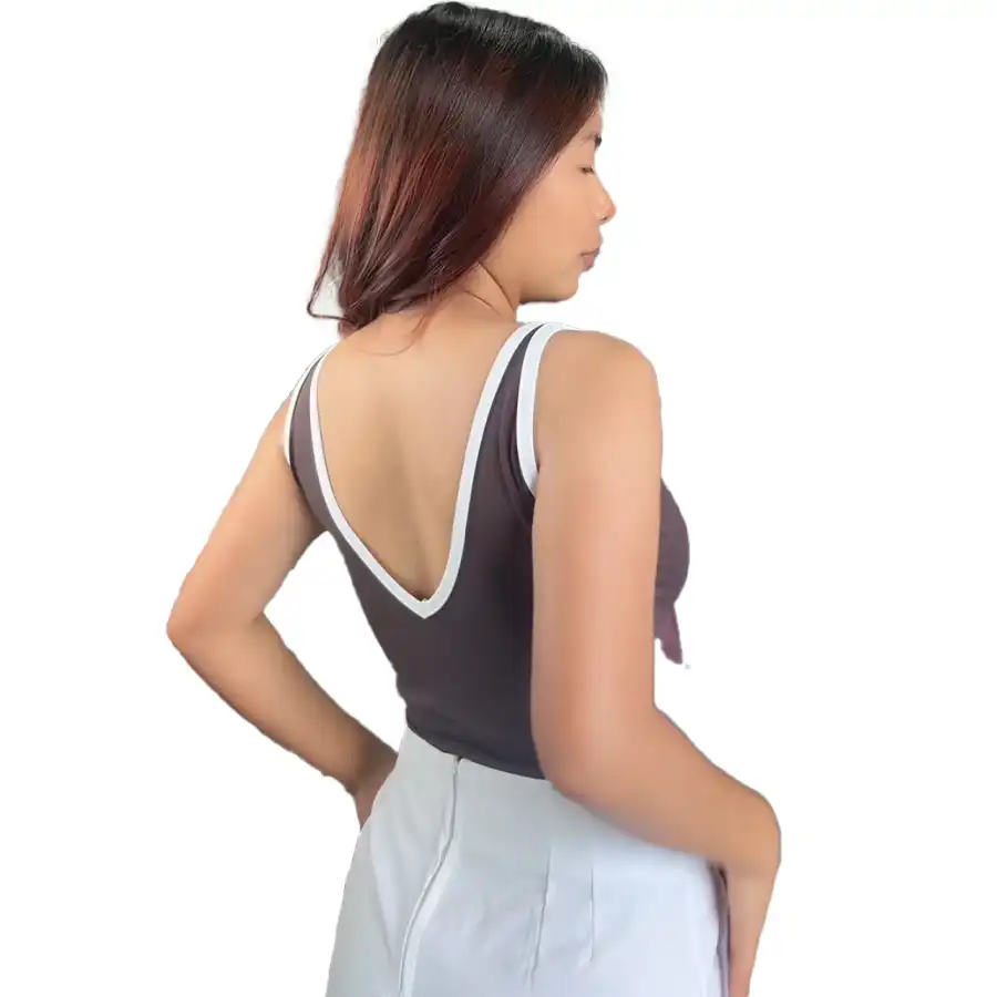 Product image of V contrast Top