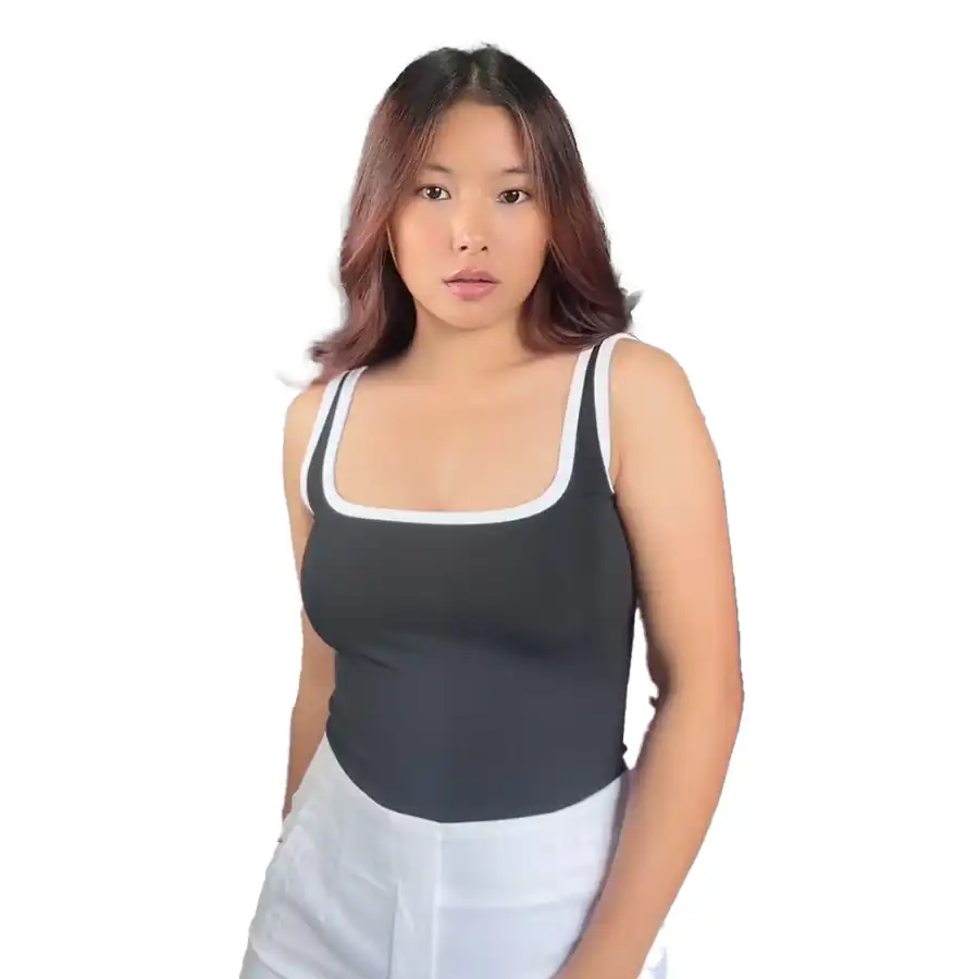 Product image of Contrast Square neck