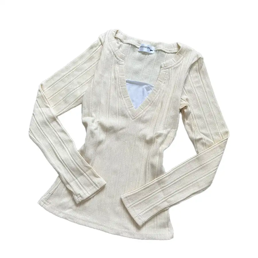 Product image of Deep V neck Cut Out Top