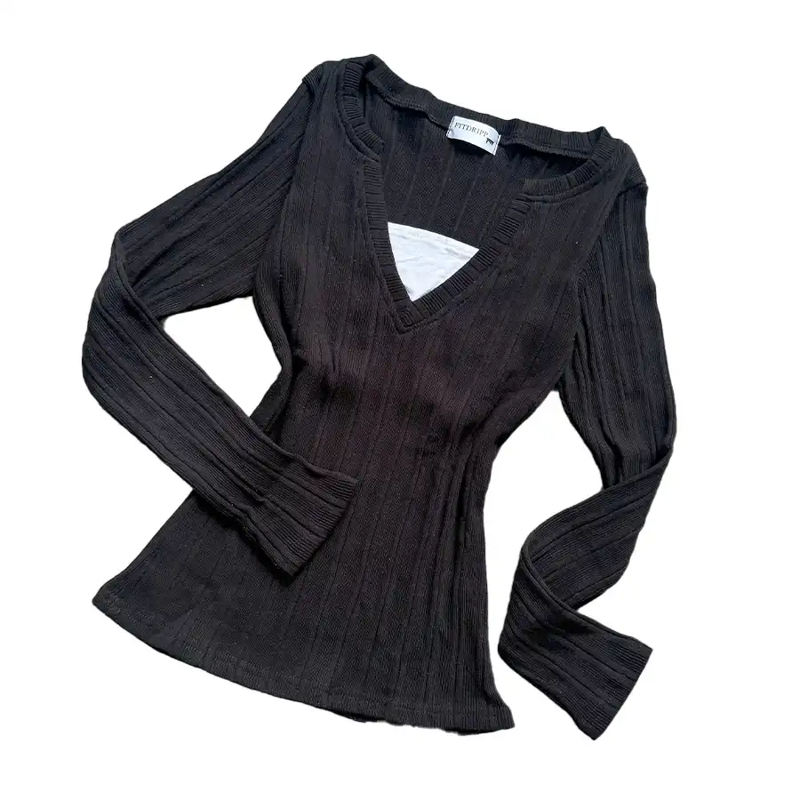 Product image of Deep V neck Cut Out Top