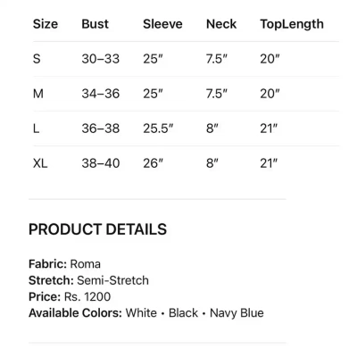 Square neck (Roma) Full Sleeves