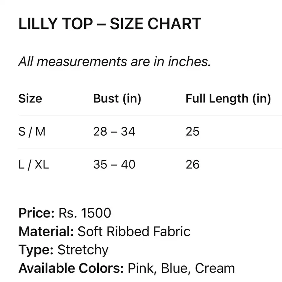Product image of Plain Lilly Top