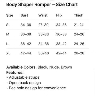 Body Shaper Romper