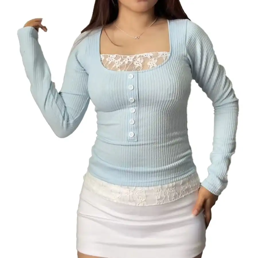 Product image of Henly scoop neck Top (Rib)
