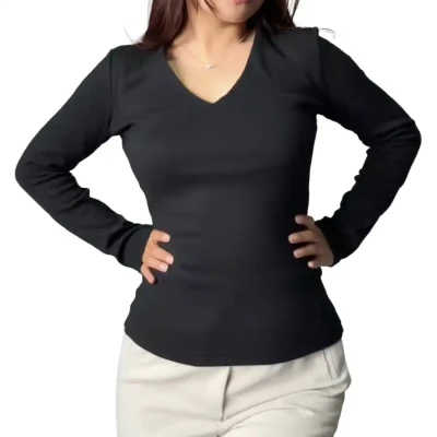 Full length V neck Top