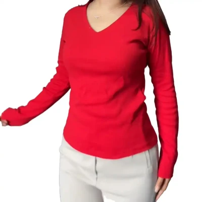 Full length V neck Top