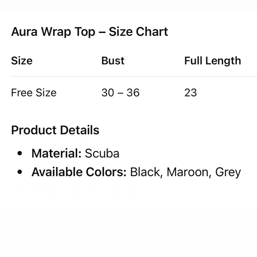 Product image of Aura Wrap Top