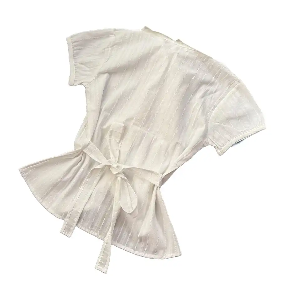 Product image of Lana Fitted bow shirt