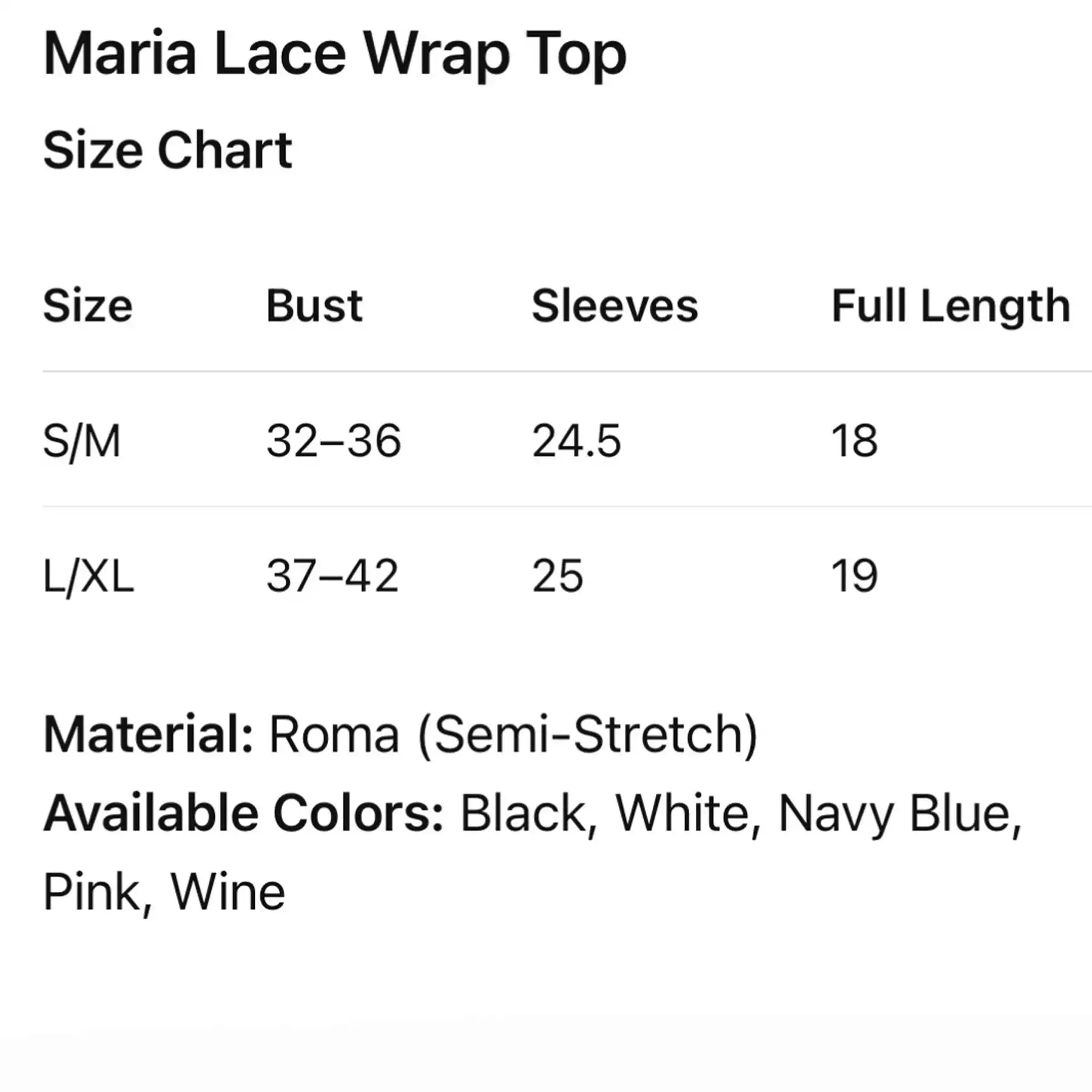Product image of Maria Lace Wrap Top