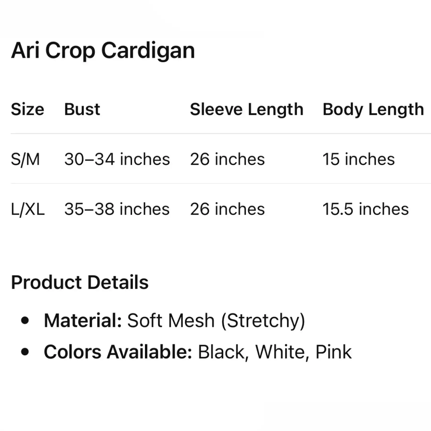 Product image of Ari Crop Cardigan