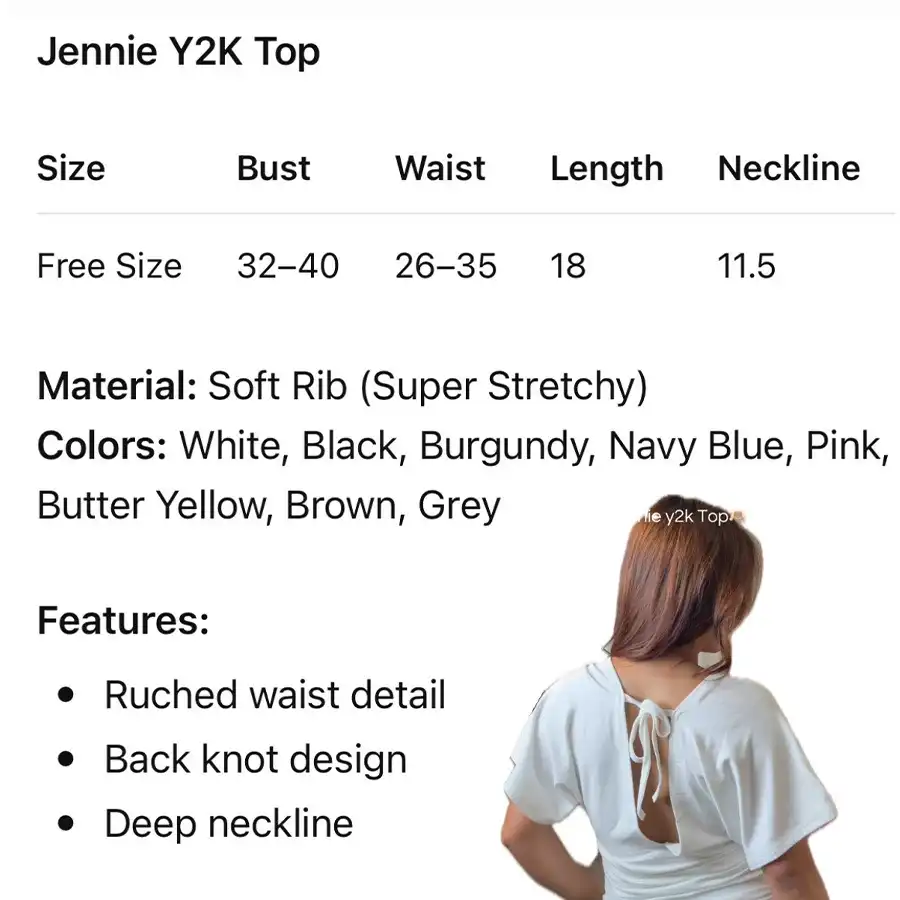 Product image of Jennie Y2K Top