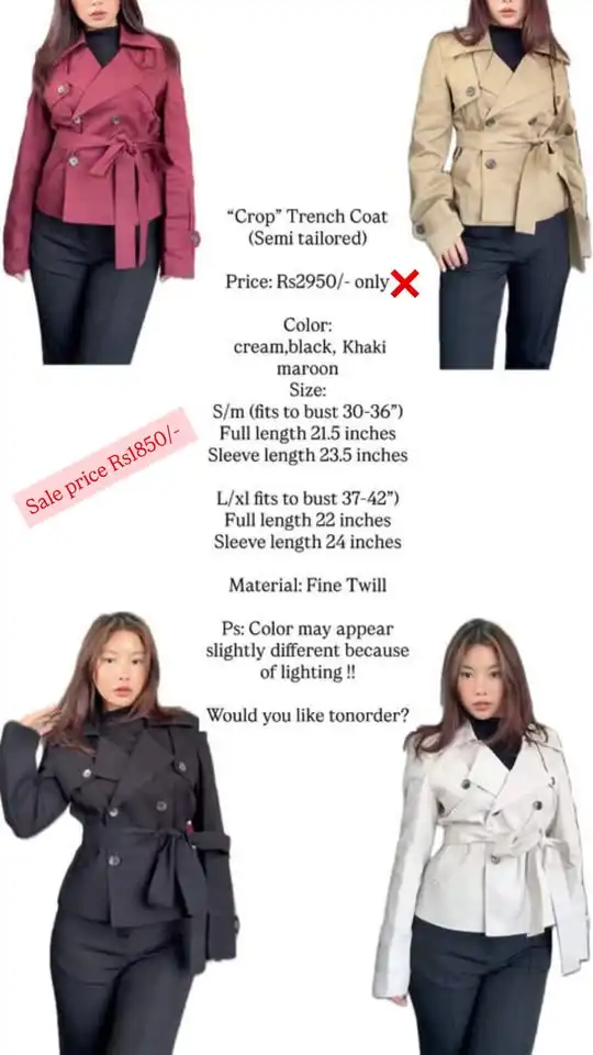 Product image of Short Trench Coat