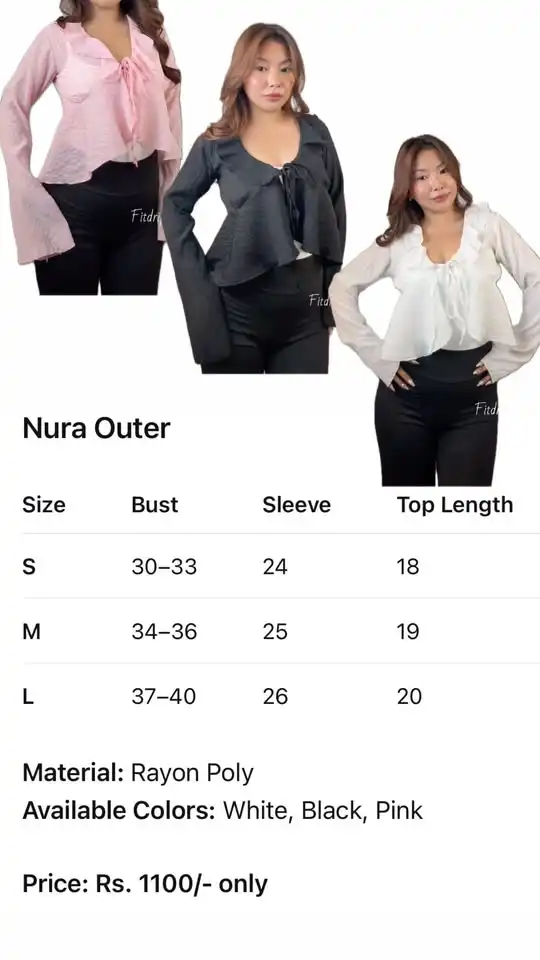 Product image of Nura outer top
