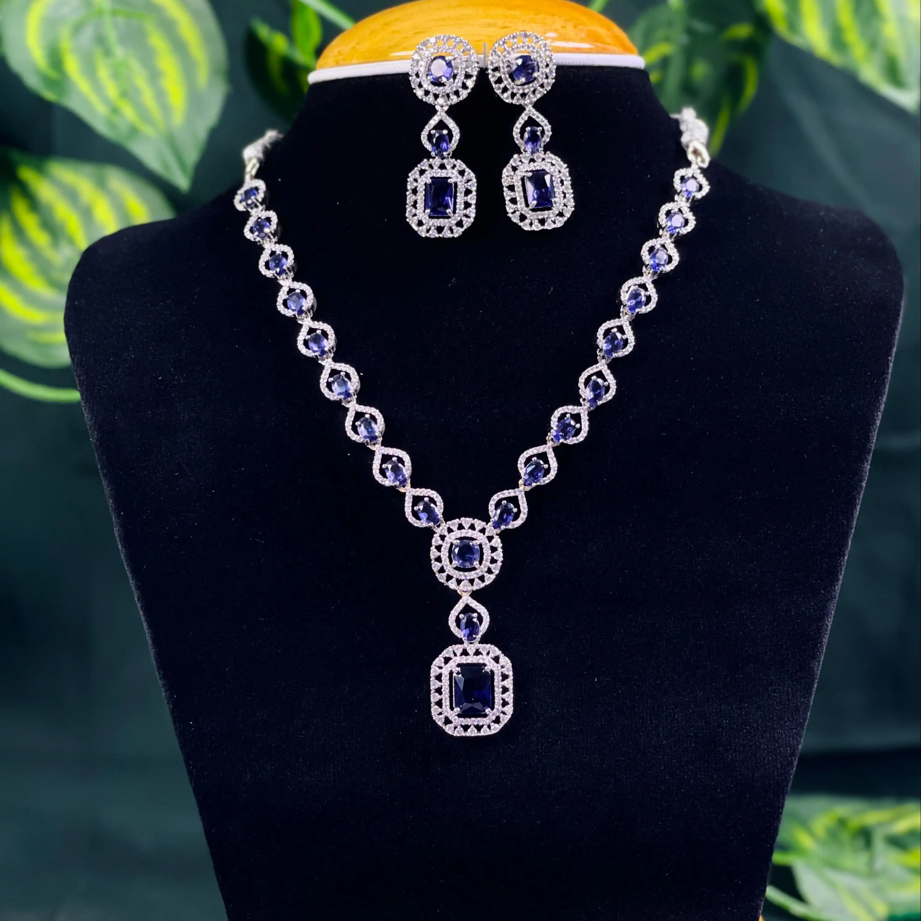 Product image of ADN375 | Simple Pure American Diamond Set-4K Plus Cosmetics Nepal