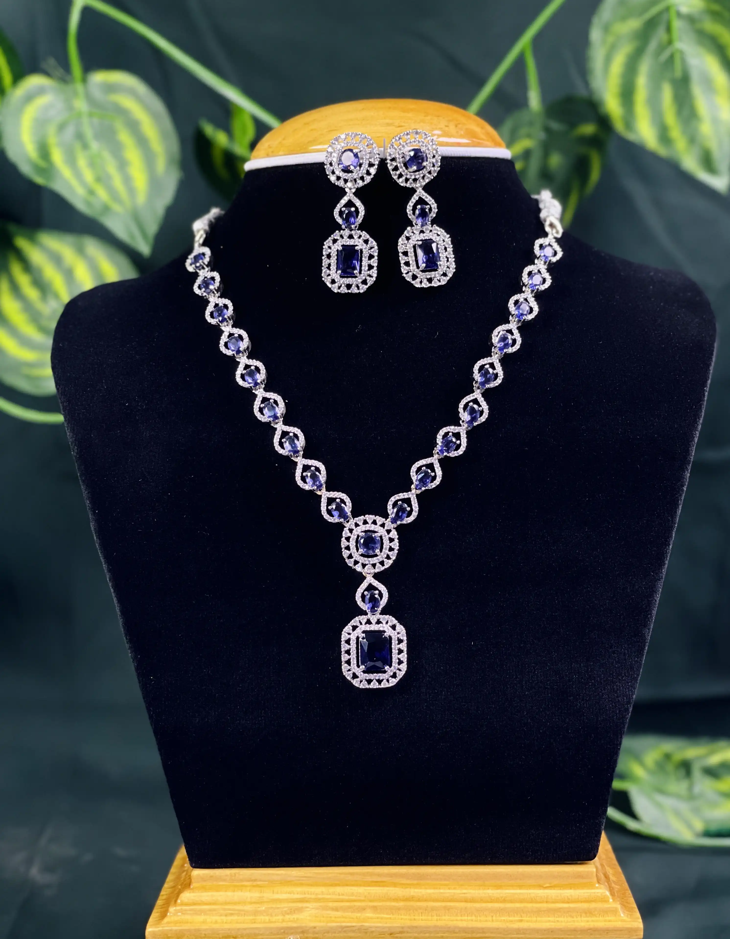 Product image of ADN375 | Simple Pure American Diamond Set-4K Plus Cosmetics Nepal