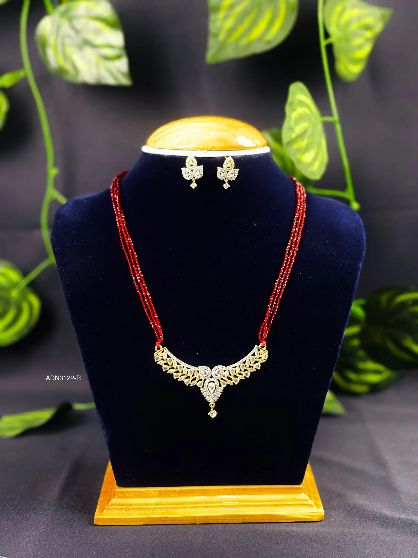 Product image of ADN3122 | Gold-Plated hydro AD mangalsutra set