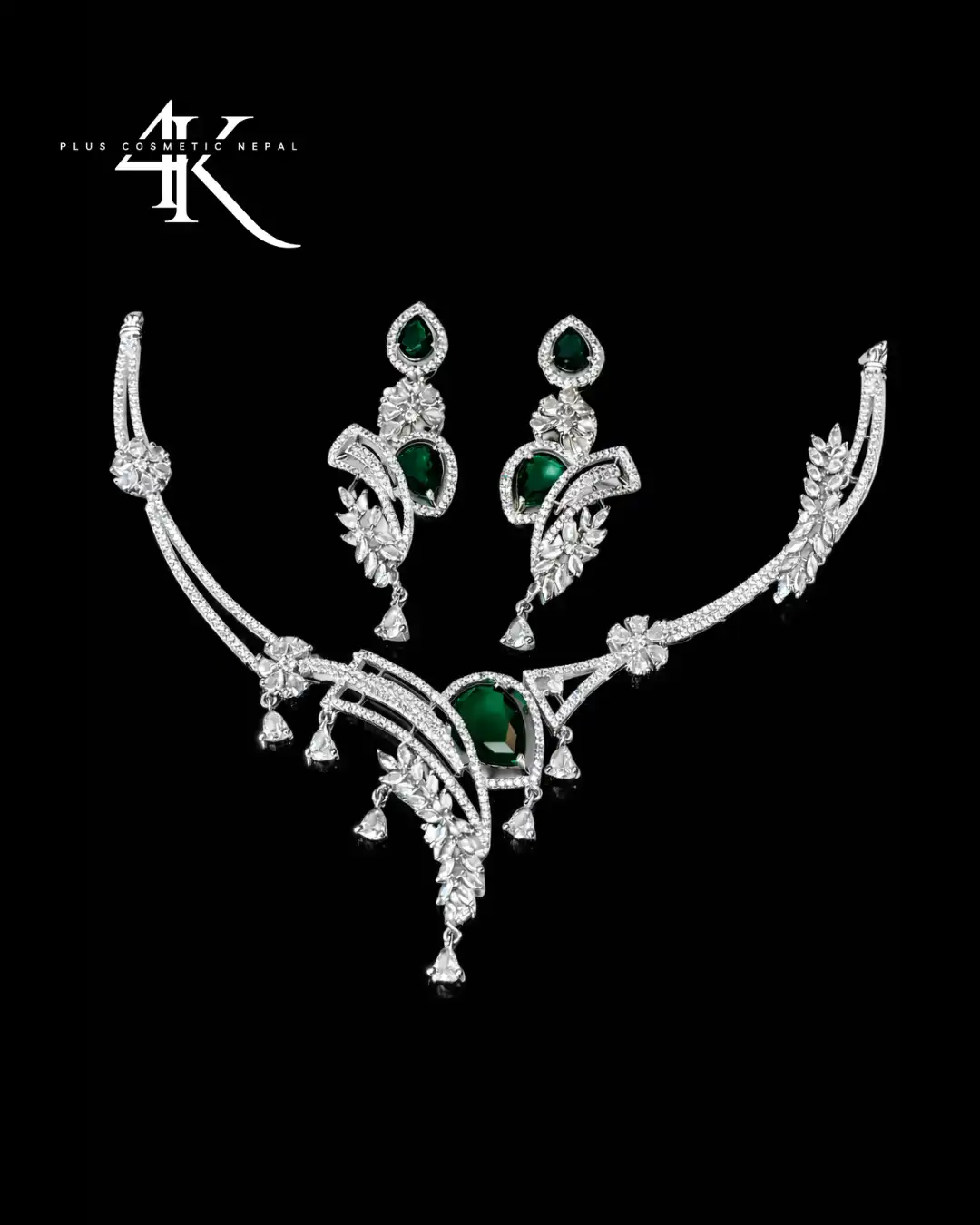 Product image of ADN3155 | ELEGANT SILVER-PLATED PURE AD SET-4K PLUS