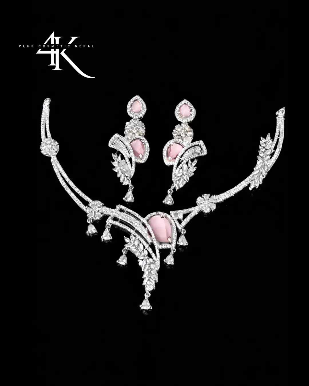 Product image of ADN3155 | ELEGANT SILVER-PLATED PURE AD SET-4K PLUS