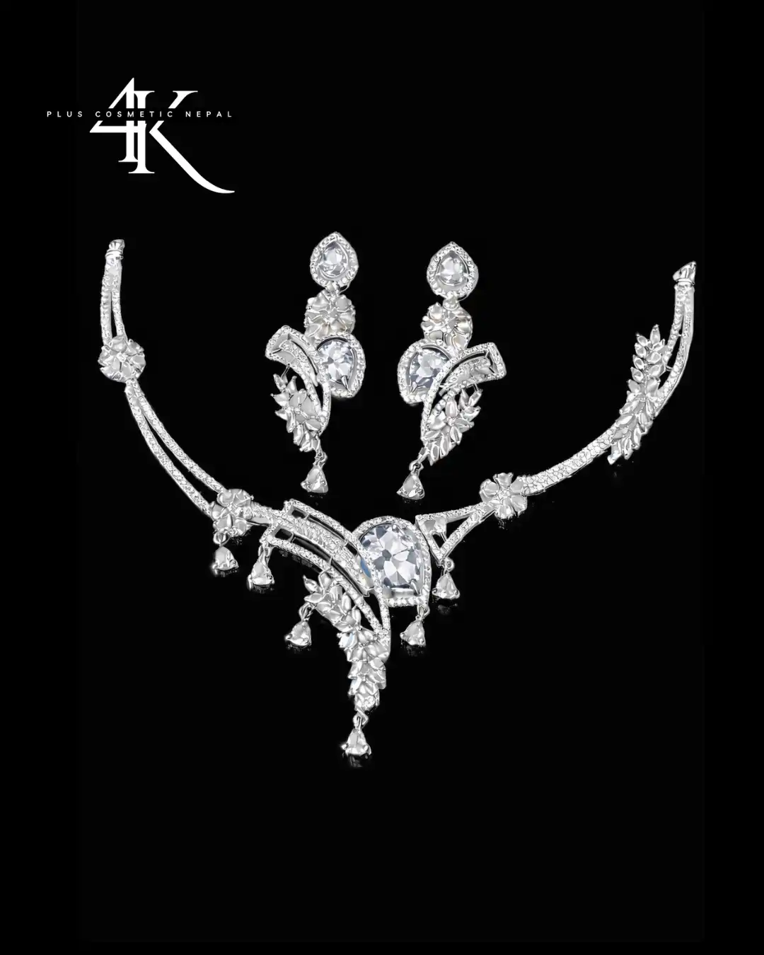 Product image of ADN3155 | ELEGANT SILVER-PLATED PURE AD SET-4K PLUS