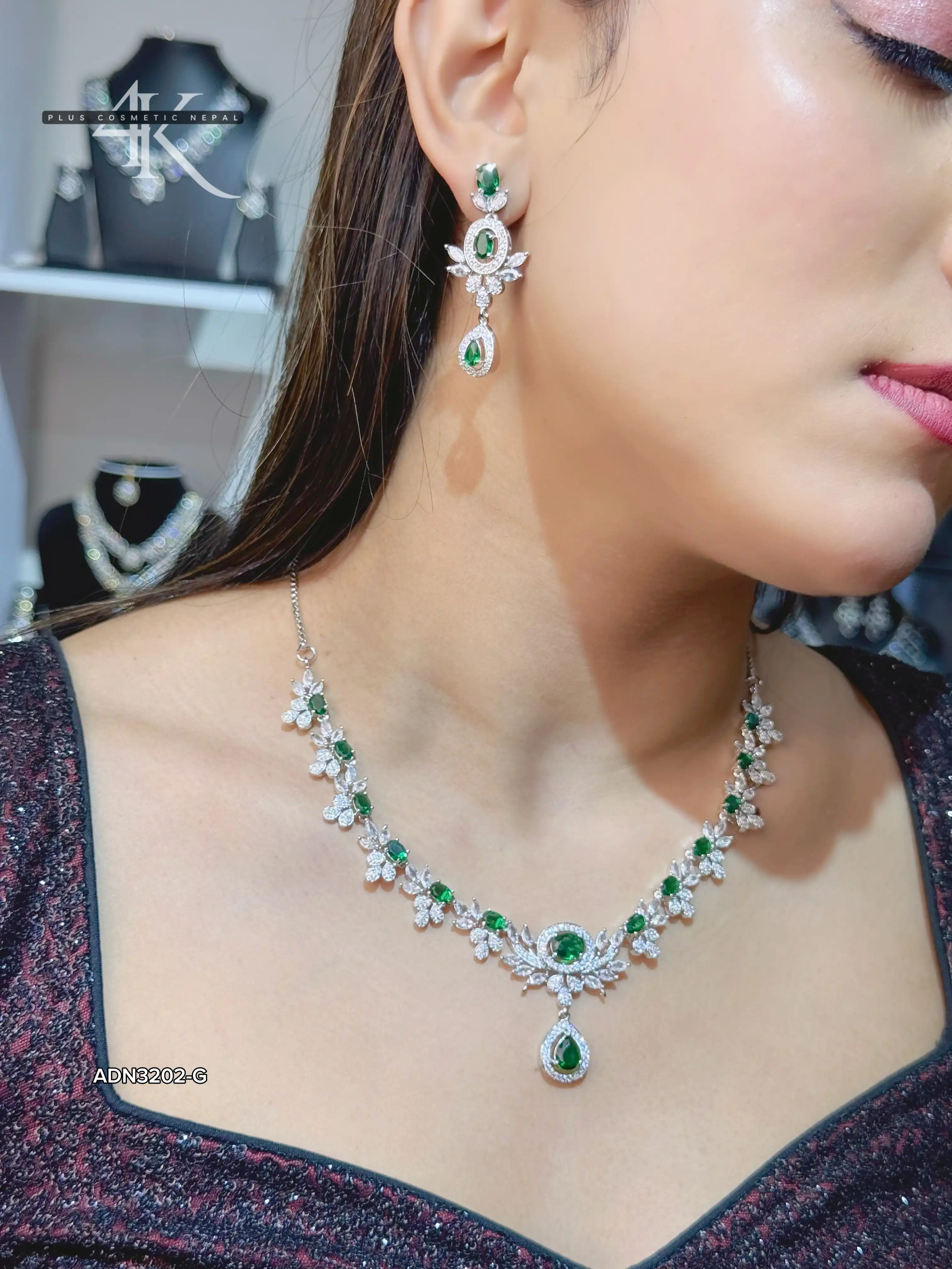 Product image of ADN3202 | SIMPLE ORIGINAL AMERICAN DIAMOND SET
