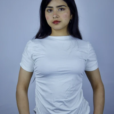 Half  slim tee