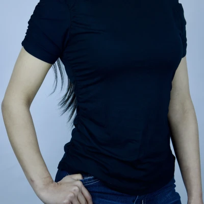 Half  slim tee