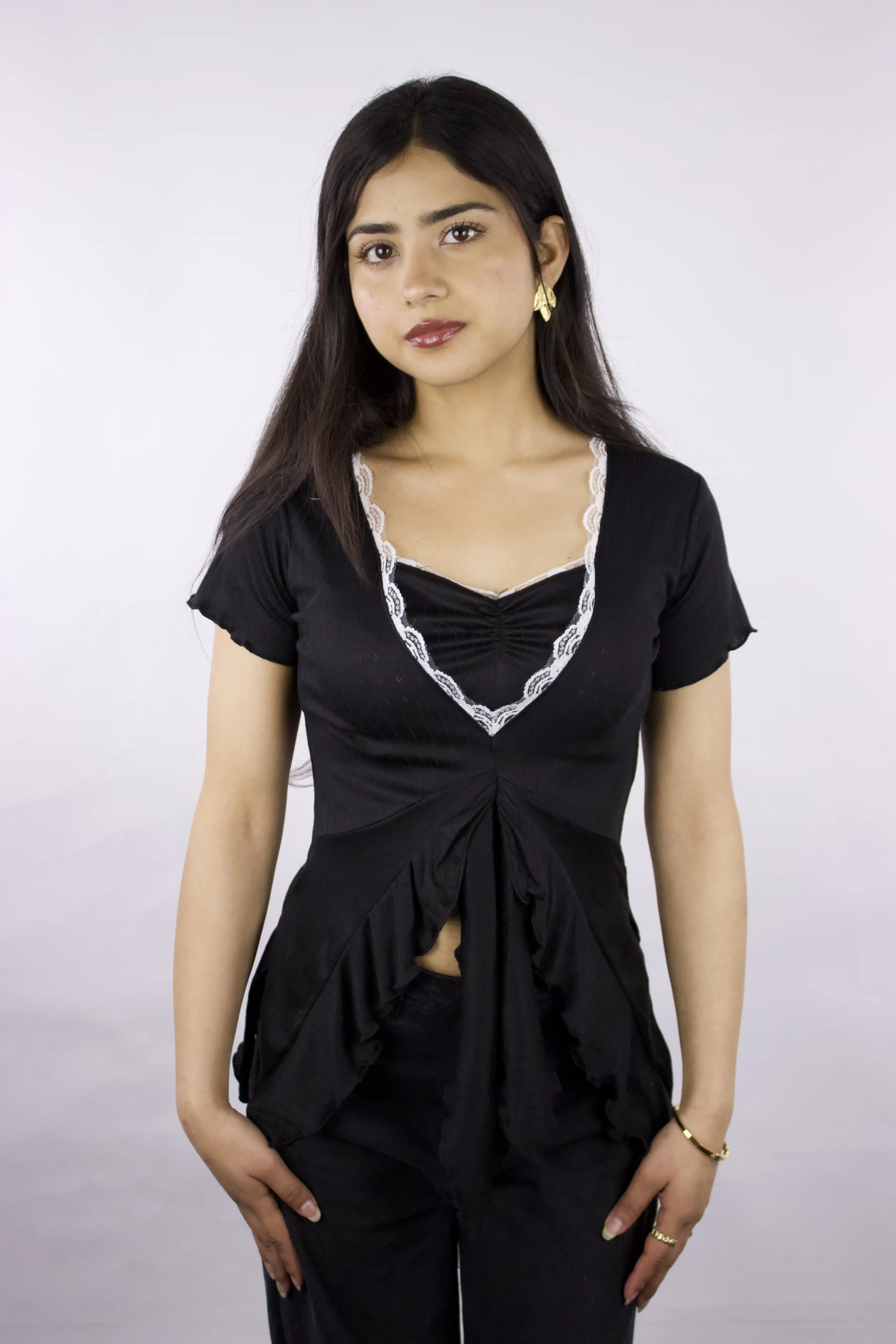 Product image of Ribbon Ruffle Top