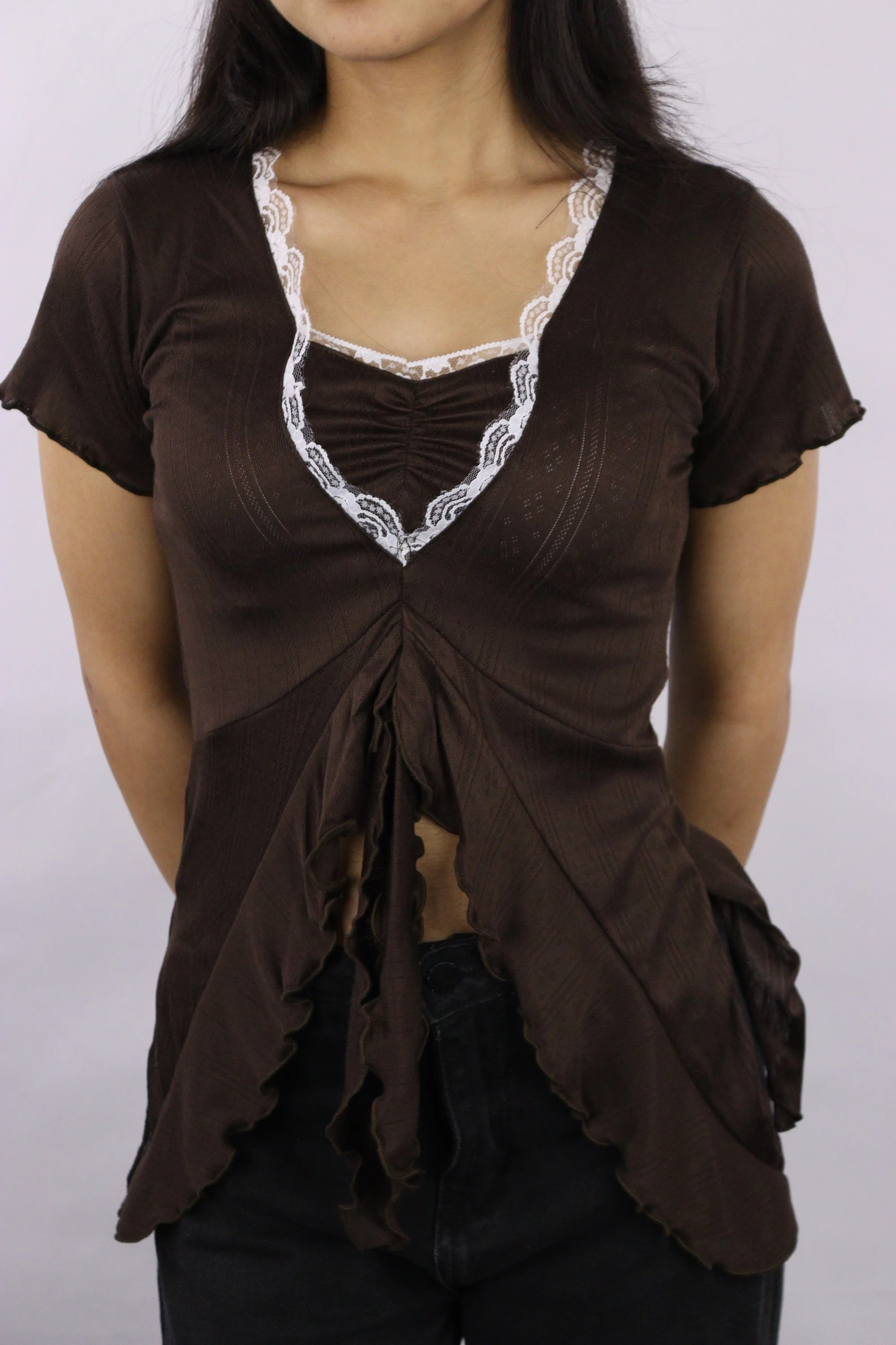 Product image of Ribbon Ruffle Top