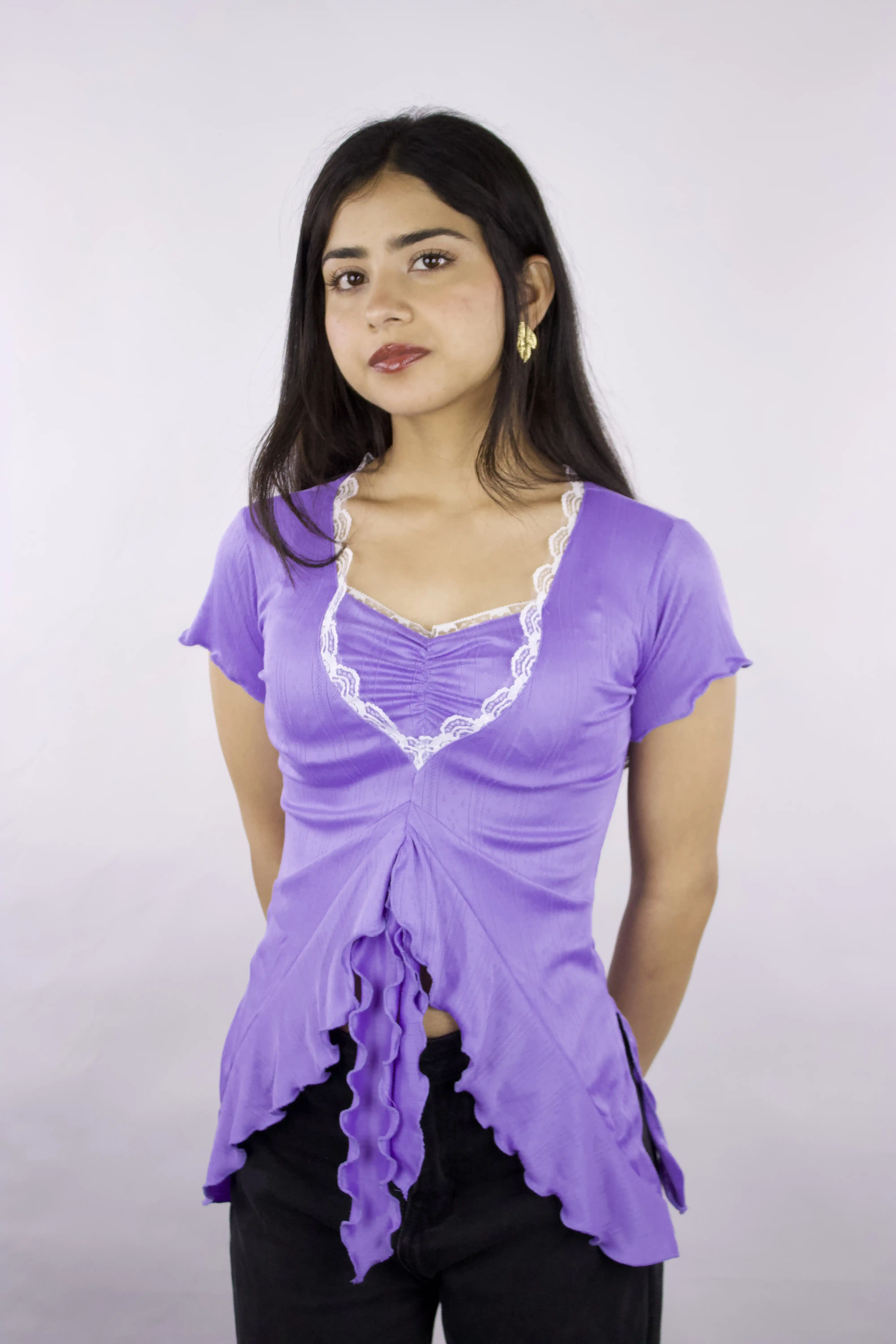 Product image of Ribbon Ruffle Top