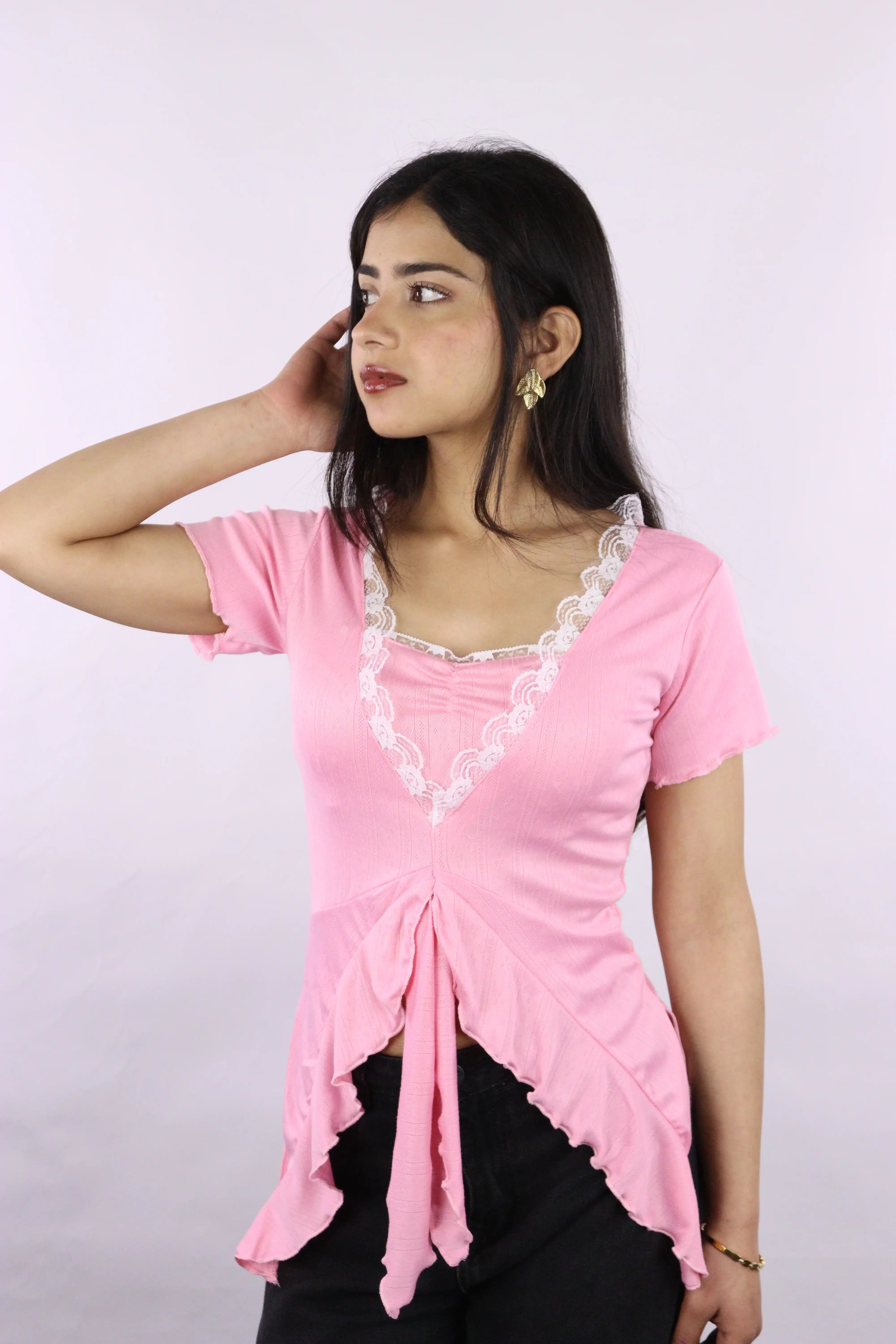 Product image of Ribbon Ruffle Top
