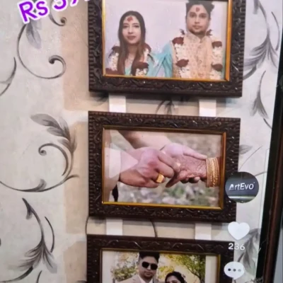 wooden verticle frame