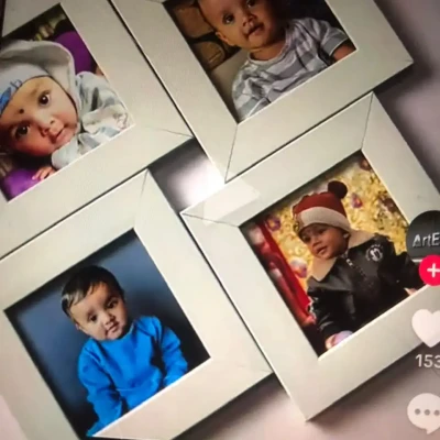 4x4 white frame