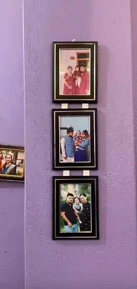 Product image of silver hanging frame