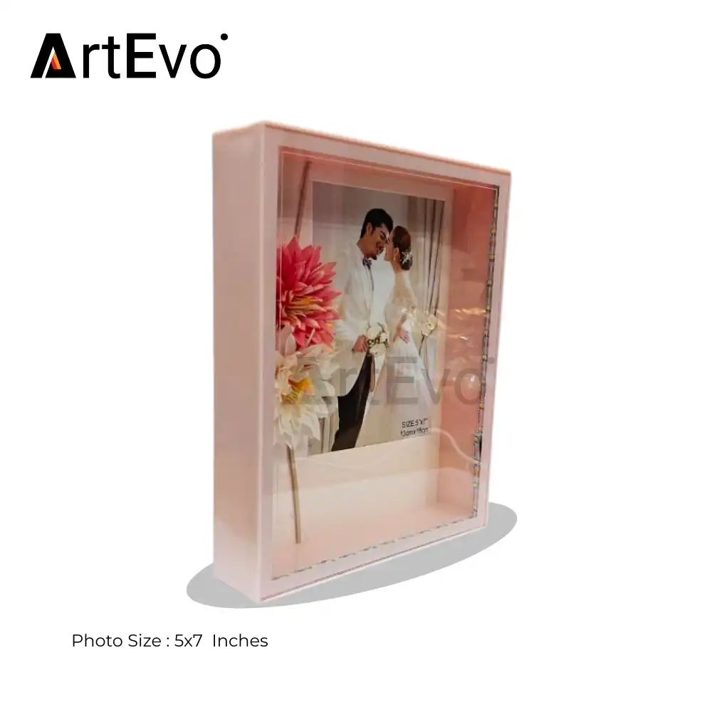 Product image of Square Photo Light Frame | Photo Size : 5 x 7 Inches