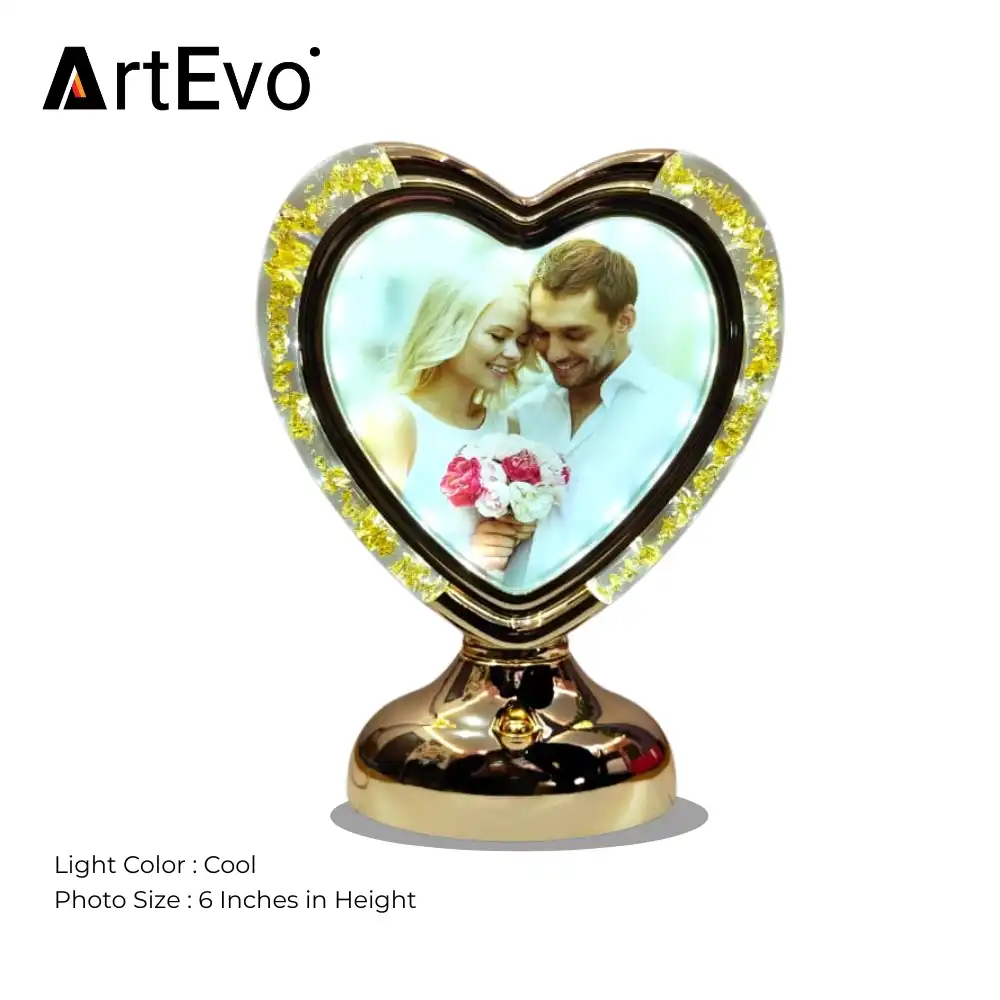Product image of Premium Heart Shaped Light Frame | ArtEvo Store