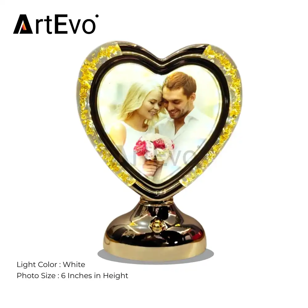 Product image of Premium Heart Shaped Light Frame | ArtEvo Store