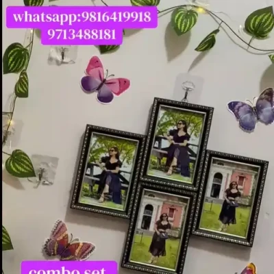 4 pcs attached frame plus money...