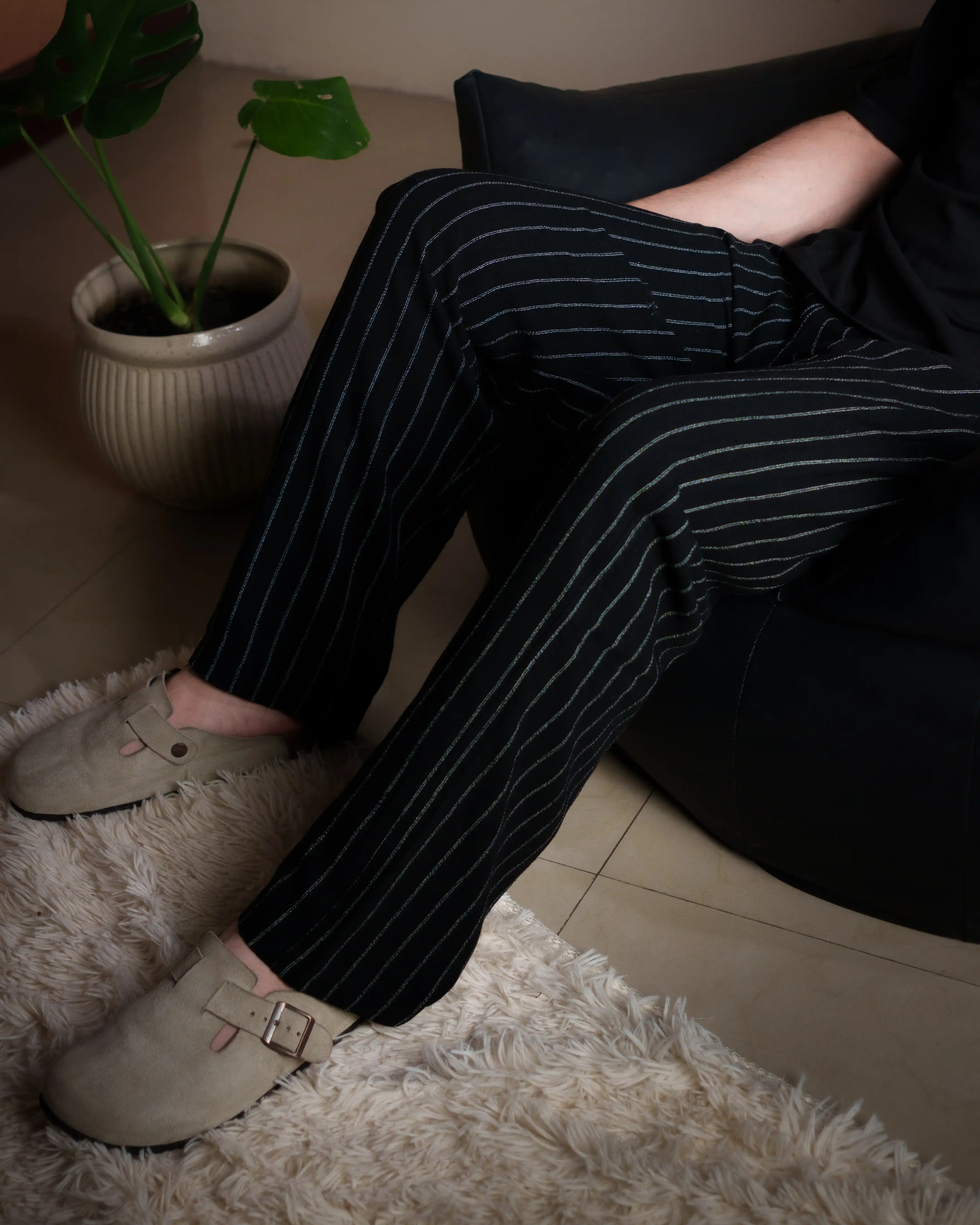 Product image of Rule Striped Linen Pants