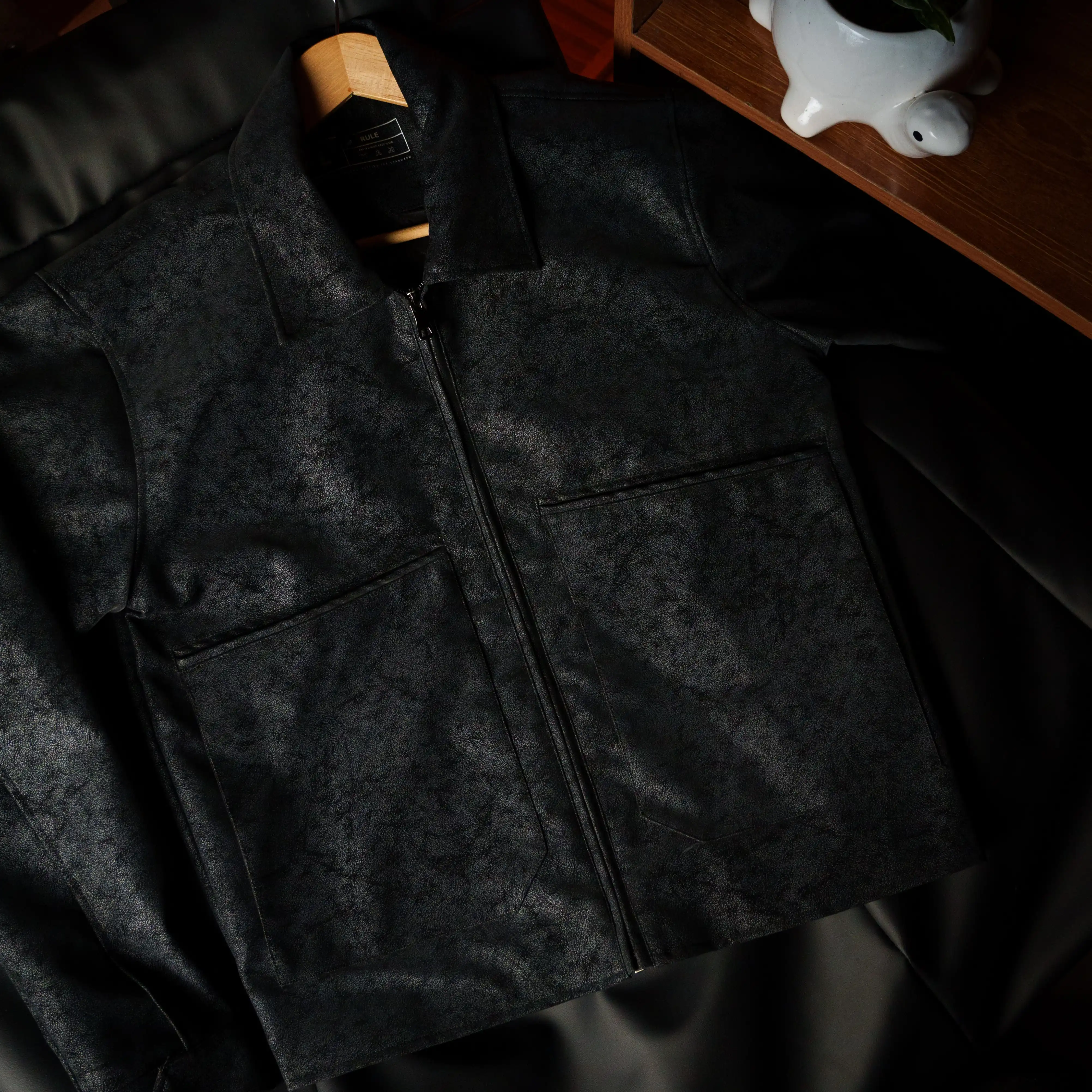 Product image of RULE MIST LEATHER JACKET
