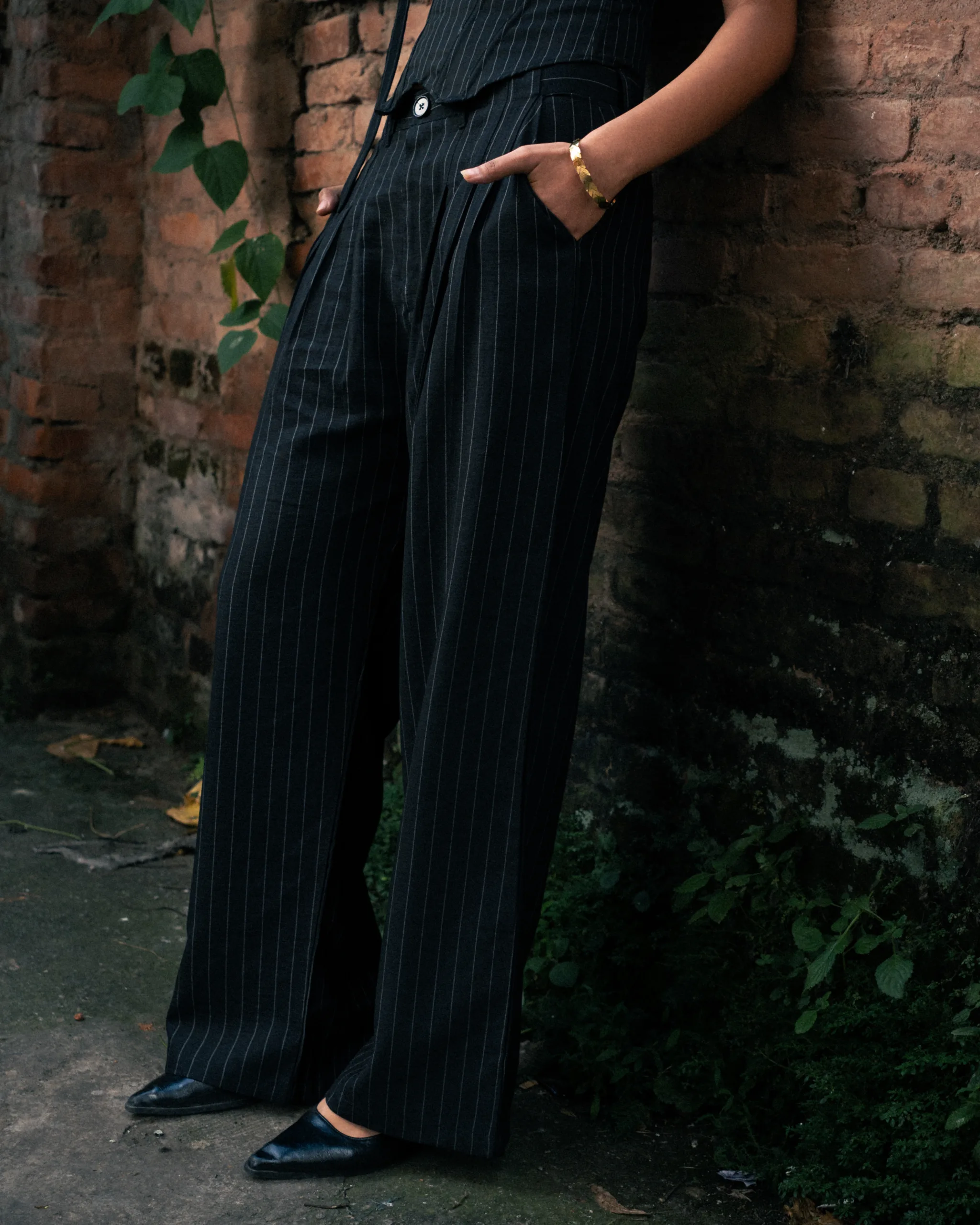 Product image of STRIPED FORMAL PANT