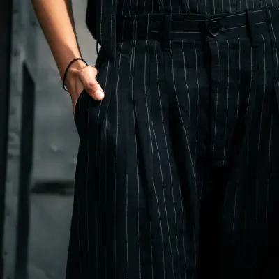 STRIPED FORMAL PANT