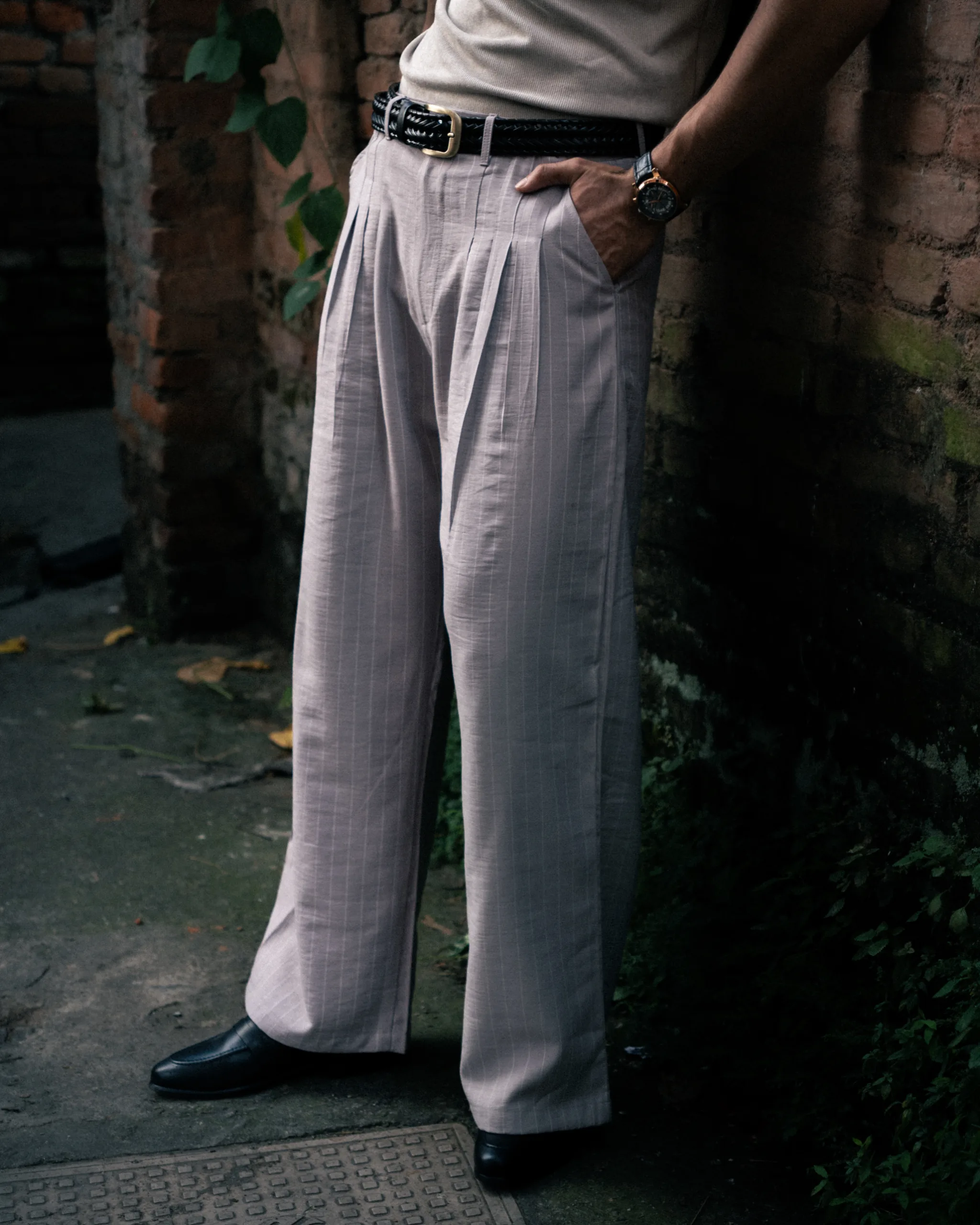 Product image of STRIPED FORMAL PANT