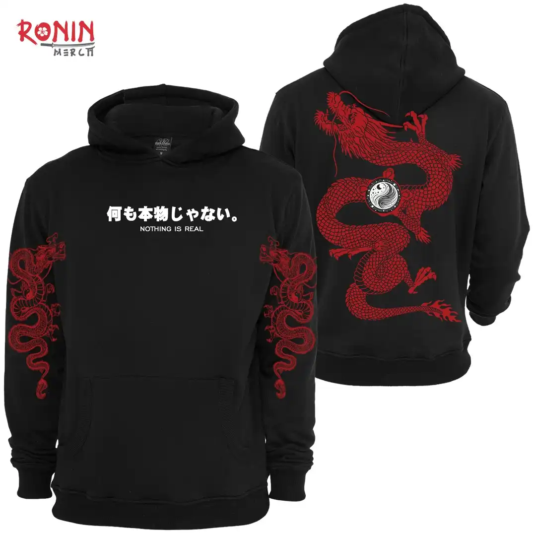 Product image of Red Dragon Nothing is Real Hoodie Black
