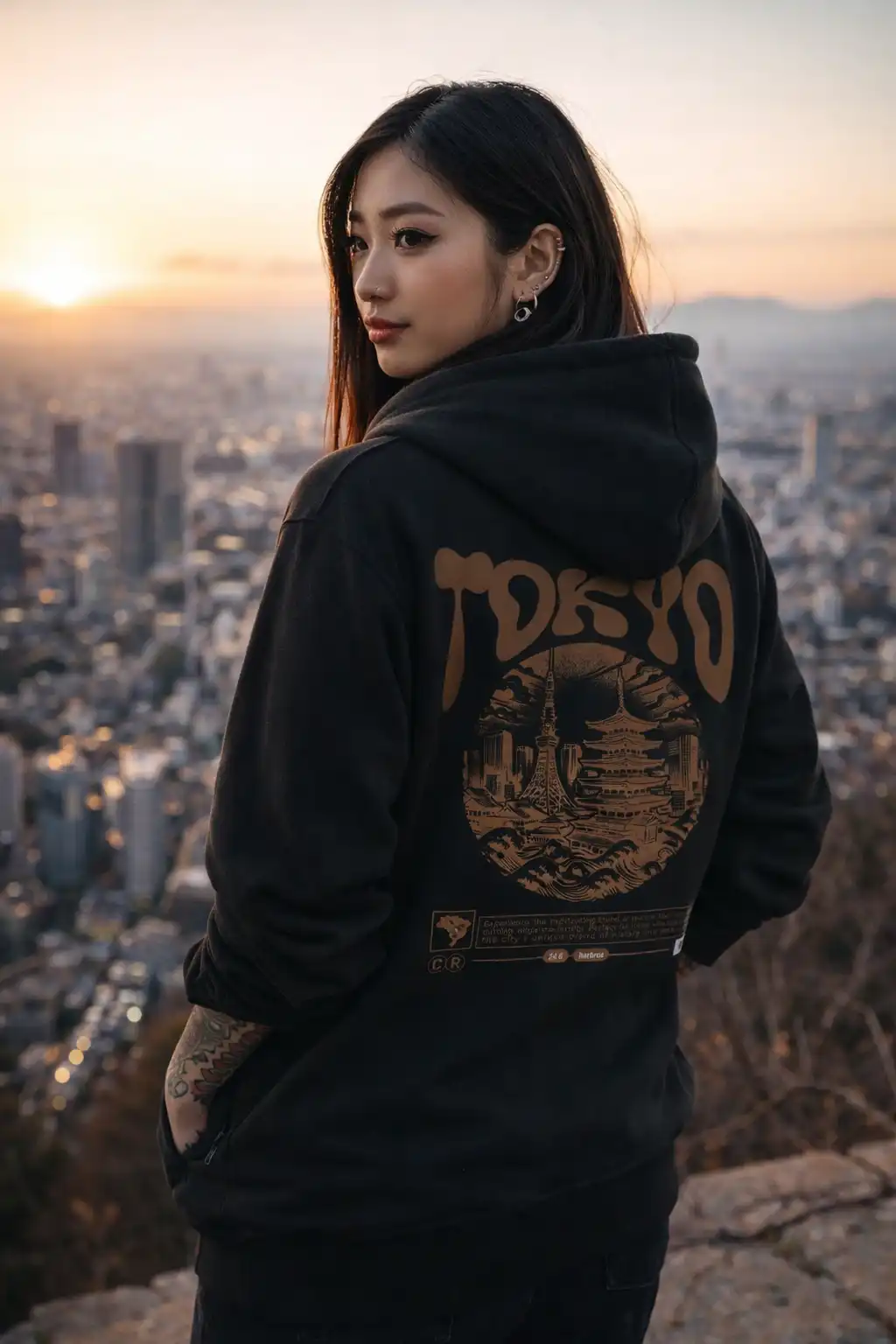 Product image of Tokyo Non zipper pullover hoodie 2026