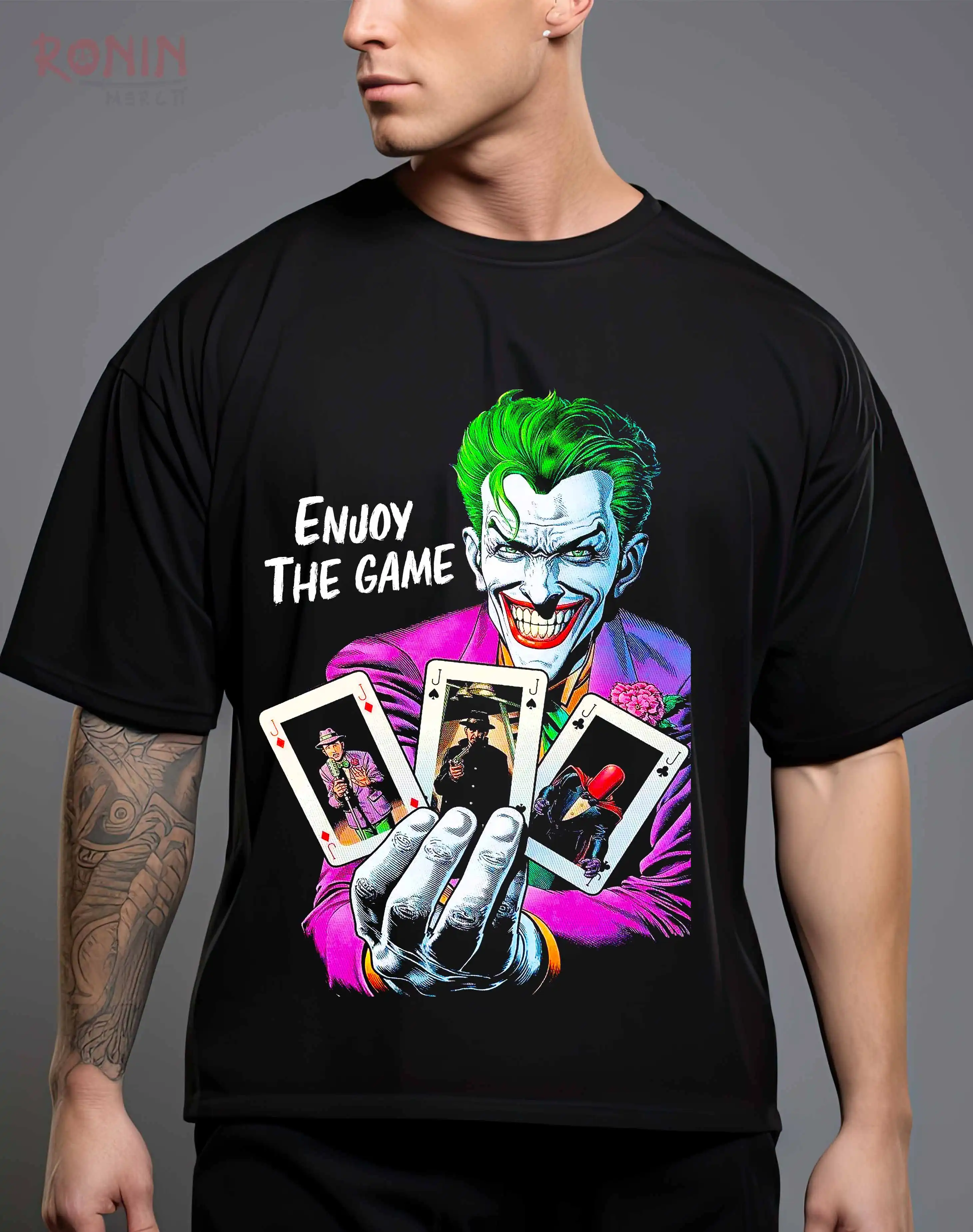 Product image of Joker Enjoy the Game Tshirt Black