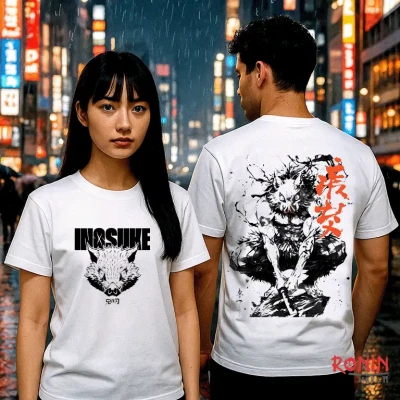 Innosuke Manga Printed Tshirt
