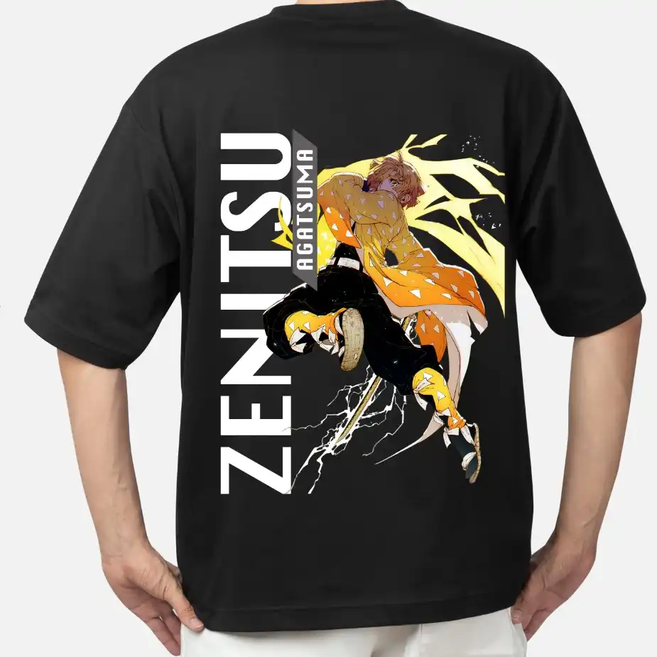 Product image of Zenitsu Printed Tshirt cotton black